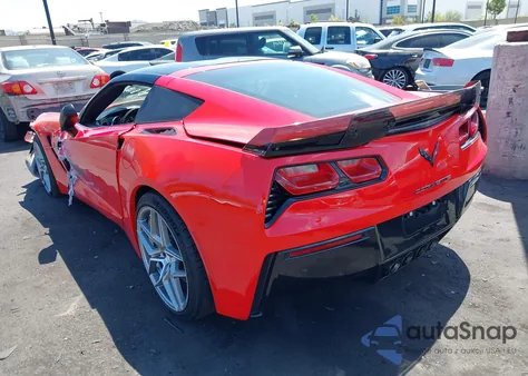 2016 Chevrolet Corvette Stingray из США, поврежденный, VIN 1G1YD2D72G5123928